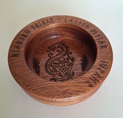Runic Dragon bowl