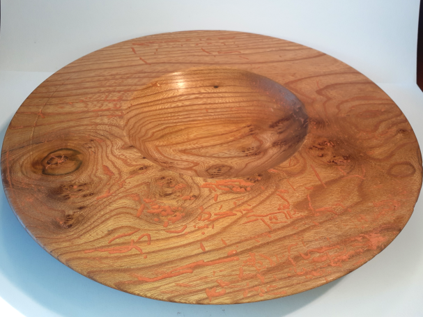 Old oak platter