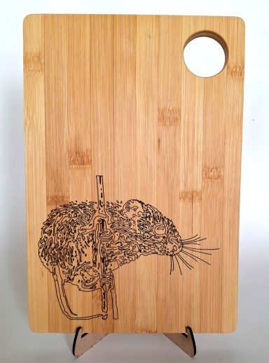 Harvest mouse cheese board