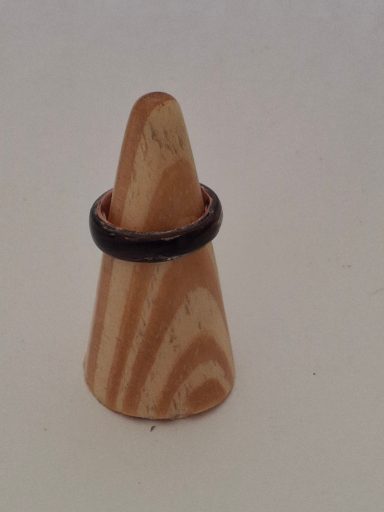 Copper and veneer ring