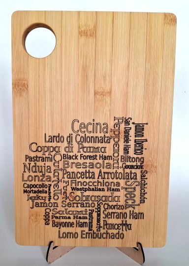 "Charcuterie" cheese board