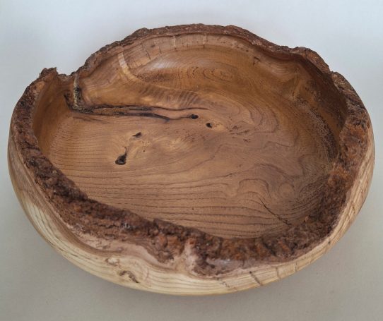 Large natural-edge bowl